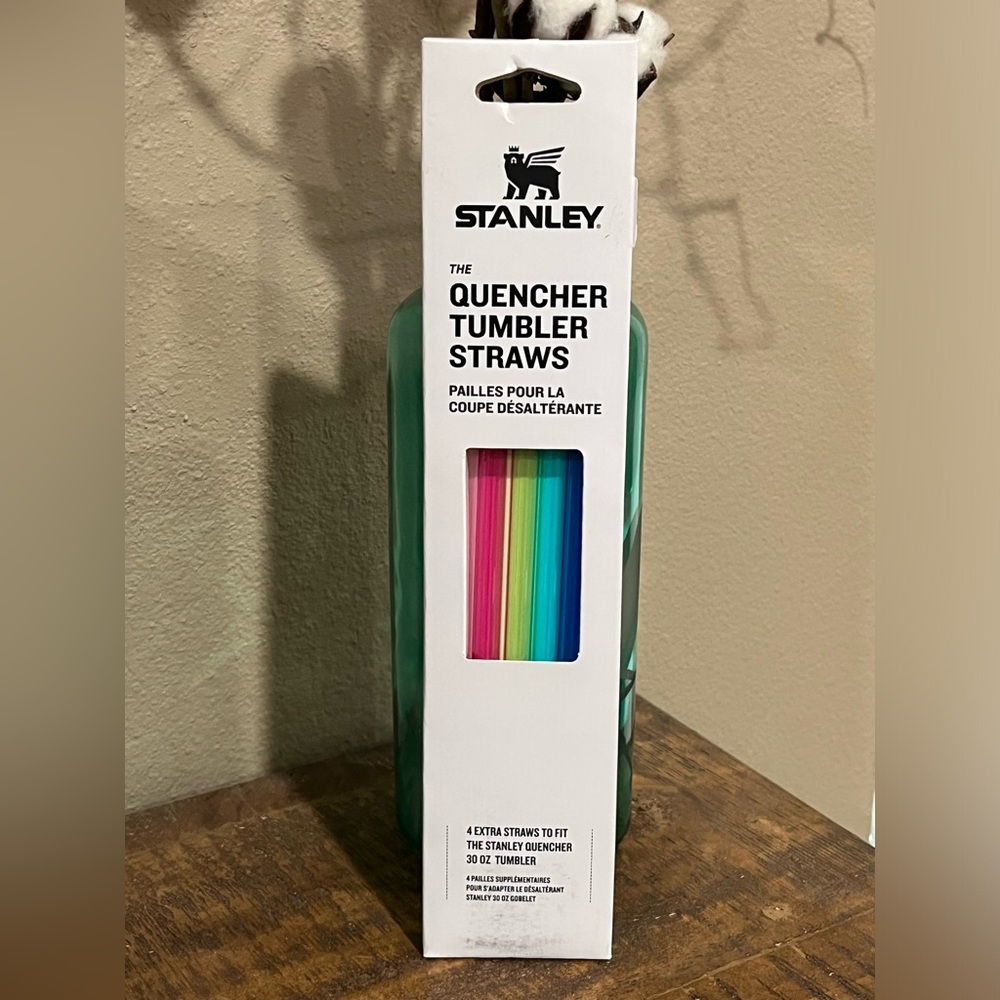 Stanley Quencher Tumbler Straws Set of 4, new!